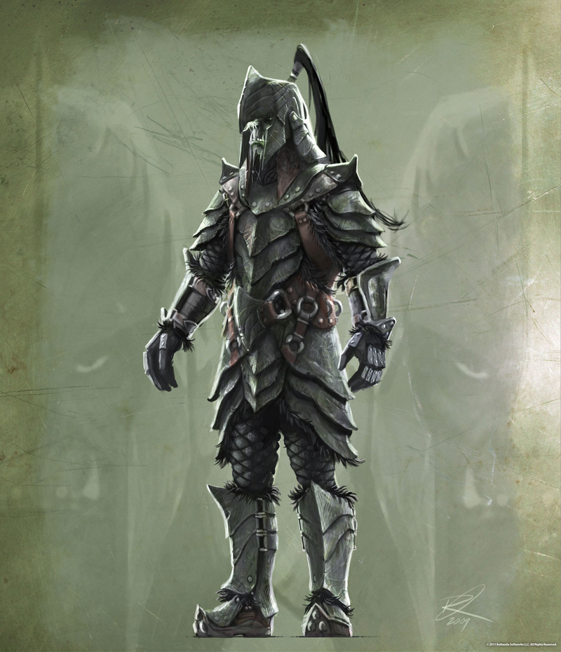 Illustration for article titled This Skyrim Concept Art Isn't Afraid to Fight Dragons